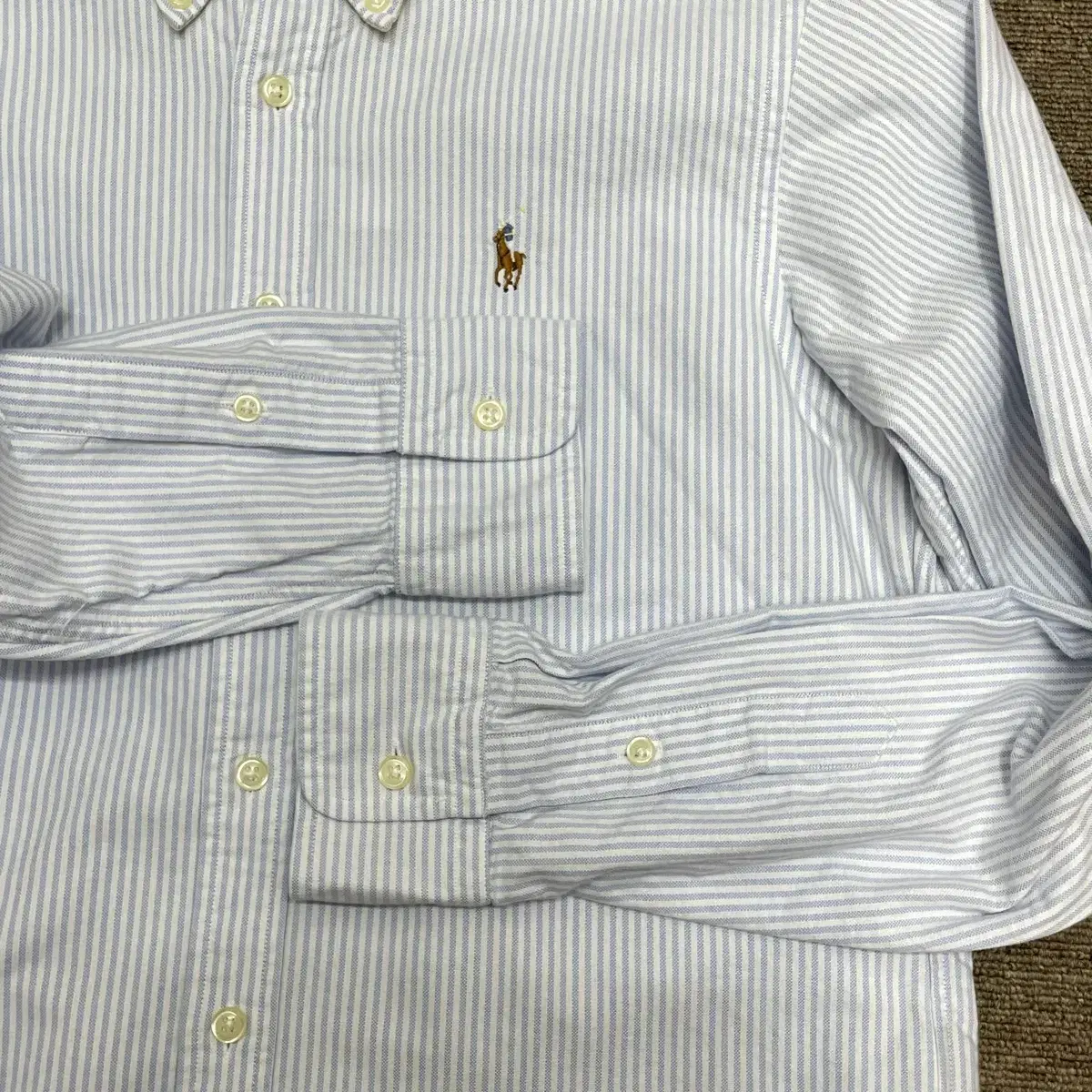 (size6) POLO 폴로 랄프로렌 스트라이프 셔츠 클래식핏