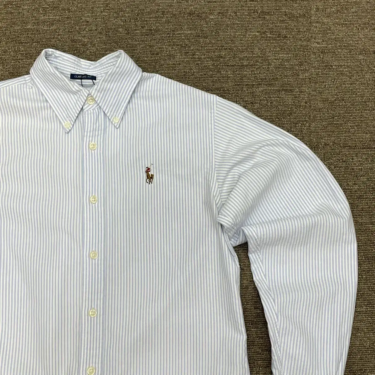 (size2) POLO 폴로 랄프로렌 스트라이프 셔츠 클래식핏