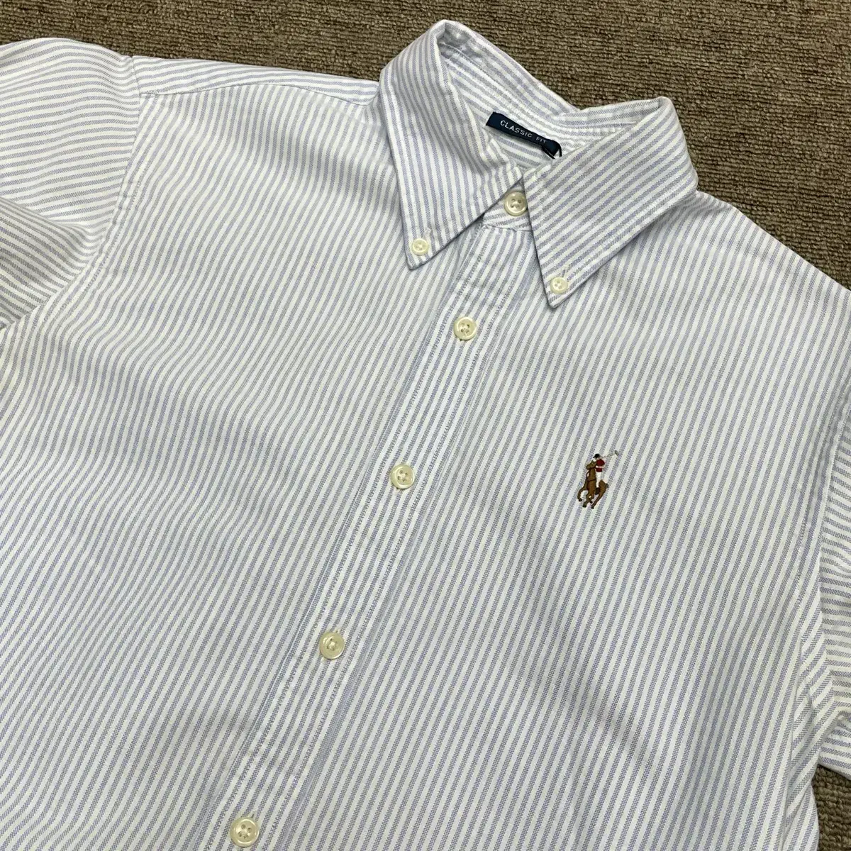 (size2) POLO 폴로 랄프로렌 스트라이프 셔츠 클래식핏