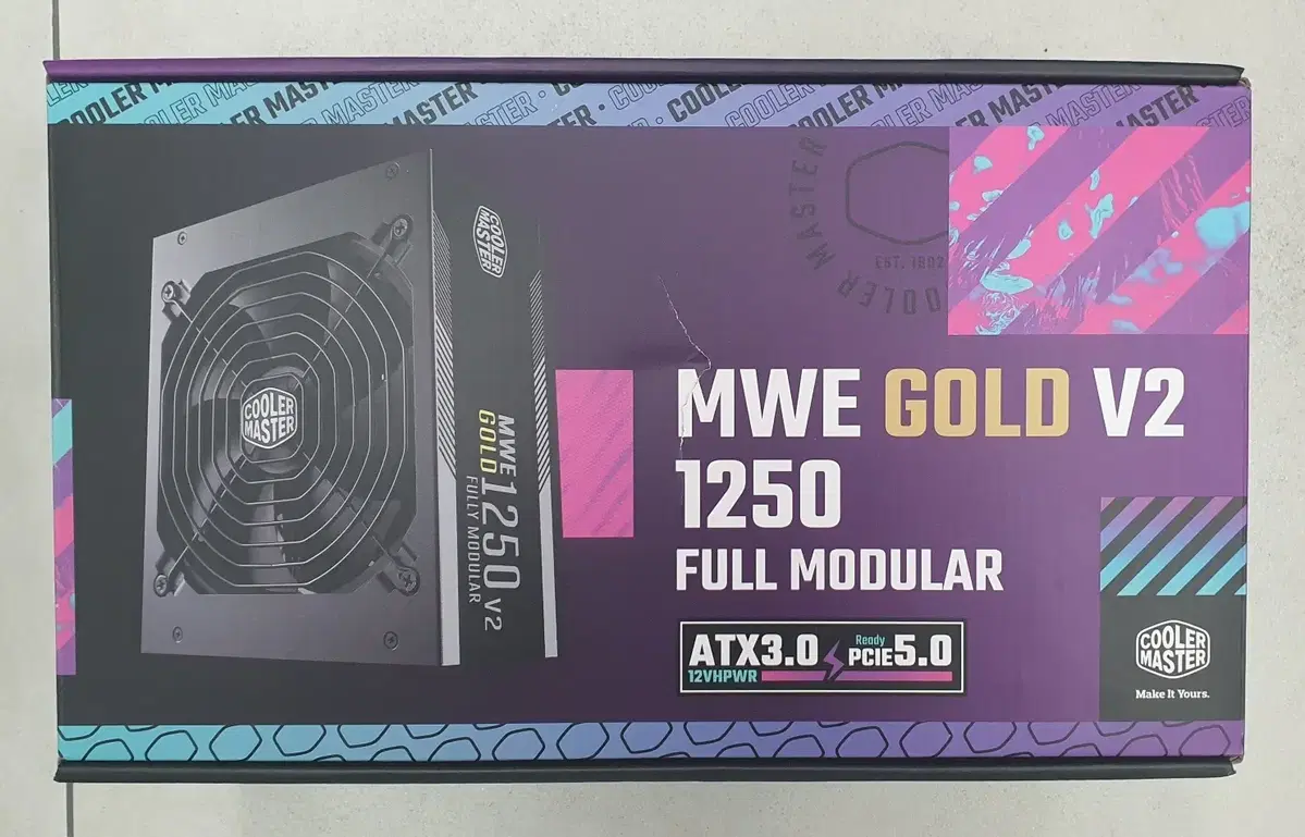 쿨러마스터 MWE GOLD 1250-V2 ATX 3.0 1250W 파워