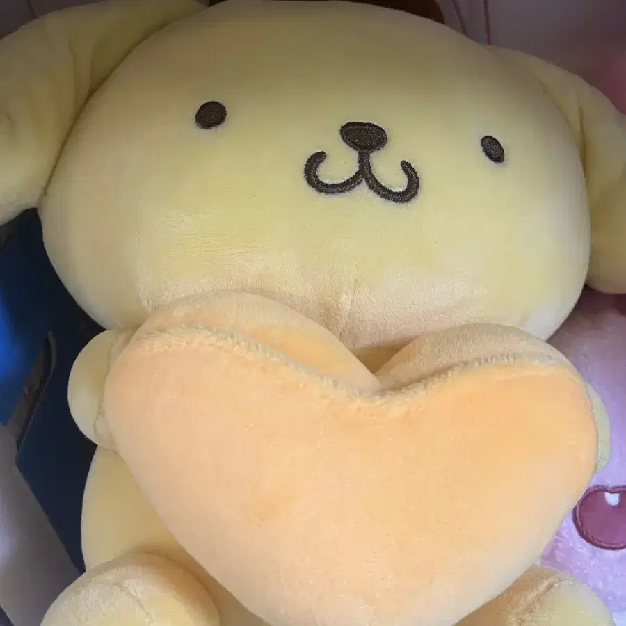 산리오 폼폼푸린 하트 인형