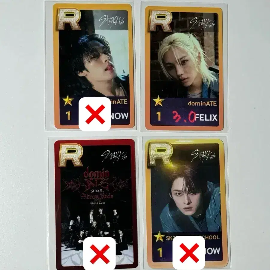 스키즈 스트레이키즈 매직스쿨 도미네이트 슈스제 리노 필릭스 단체 포카
