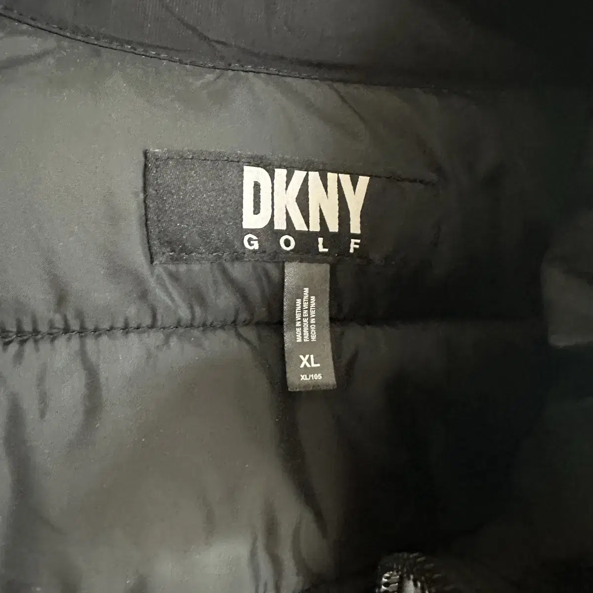 DKNY 골프 블랙 경량패딩