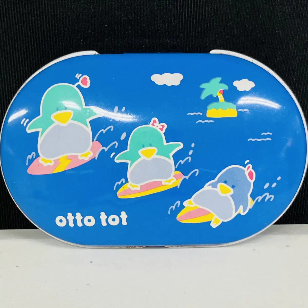 레소레트로#4254 일본빈티지 펭귄 틴케이스 otto tot