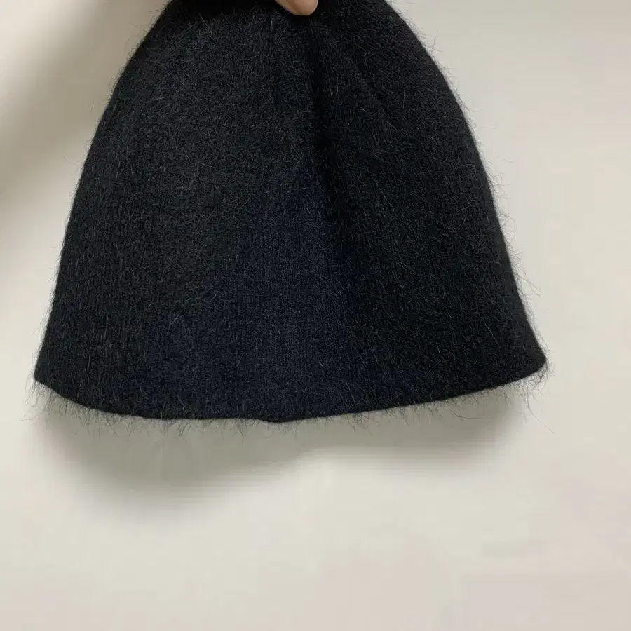 노매뉴얼 비니 NM HAIRY BEANIE / 화이트 블랙 묶음판매