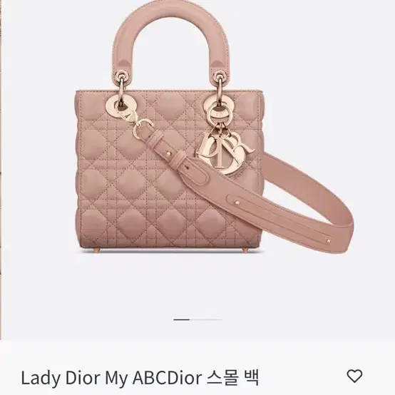 Lady Dior My ABCDior 디올 레이디백 스몰 블러쉬 (ABC