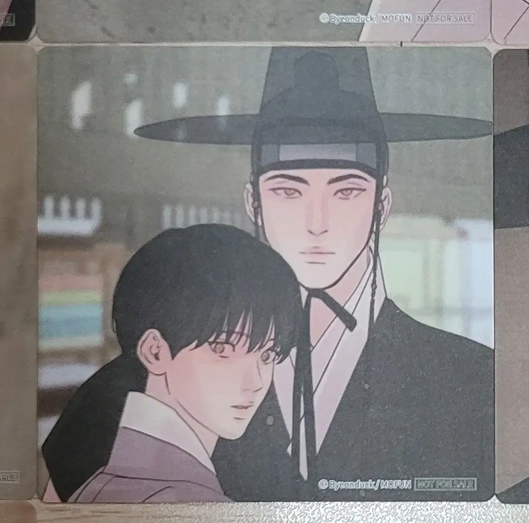 야화첩 모펀 코스터