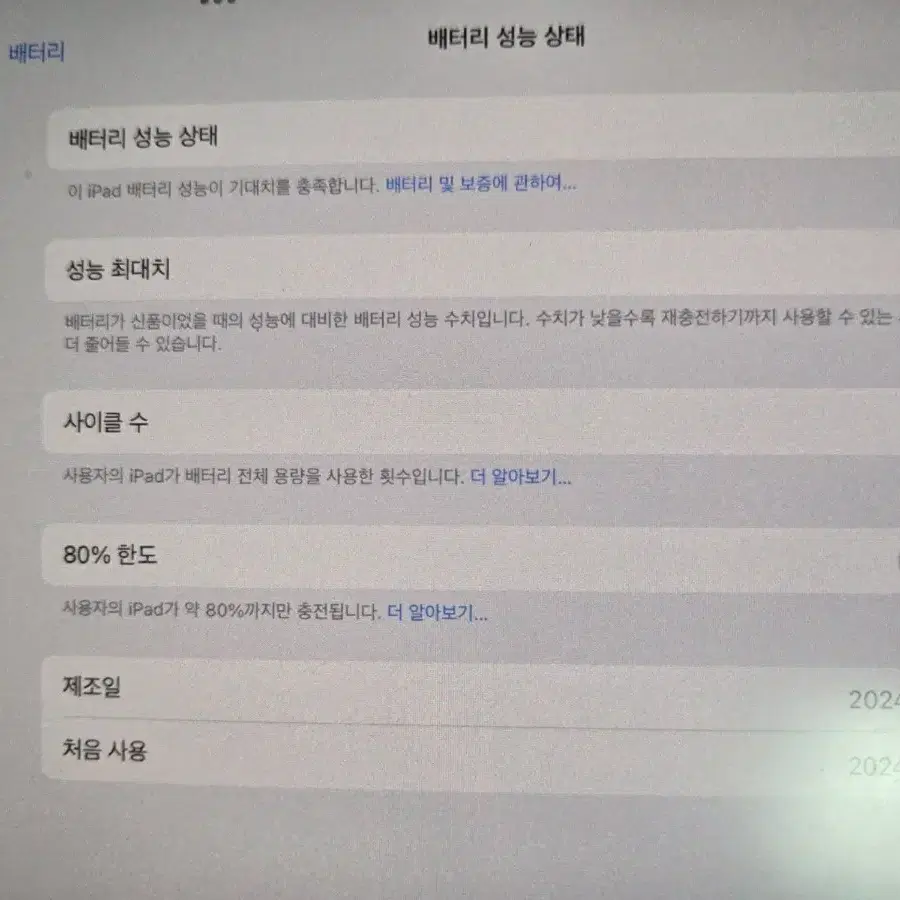 아이패드 프로M4 11인치 실버 WIFI + 애플펜슬 프로