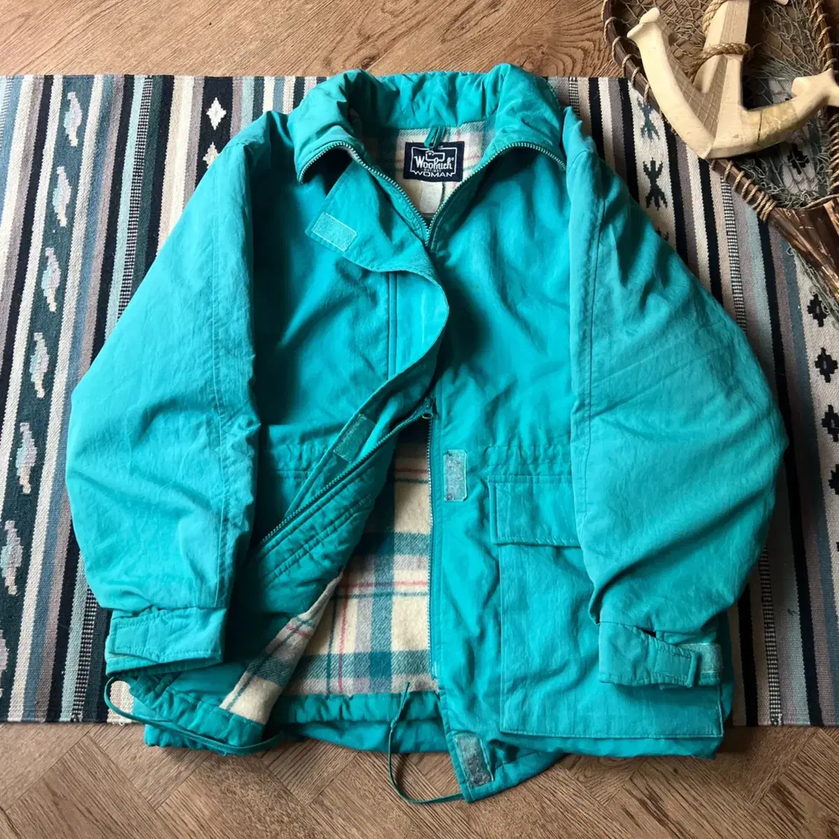 [M]80's Woolrich USA 울리치 울 라이닝 마운틴 파카