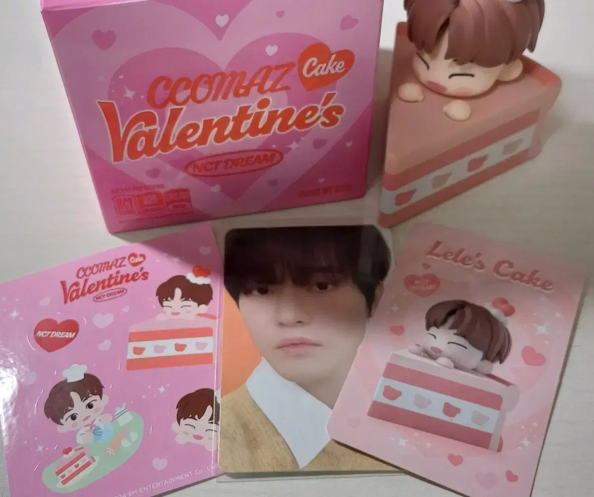 CCOMAZ VALENTINE'S CAKE 엔시티 드림 천러 피규어,포카