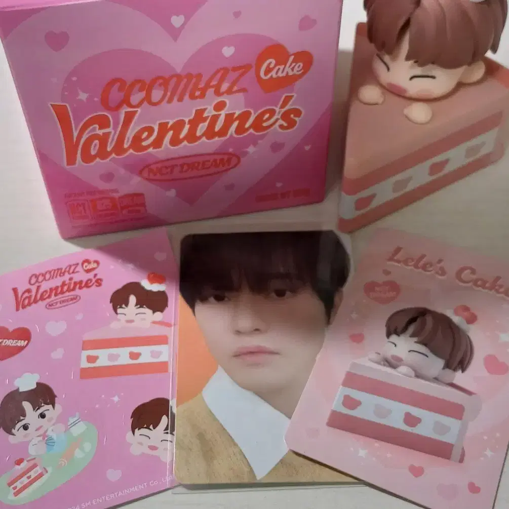 CCOMAZ VALENTINE'S CAKE 엔시티 드림 천러 피규어,포카