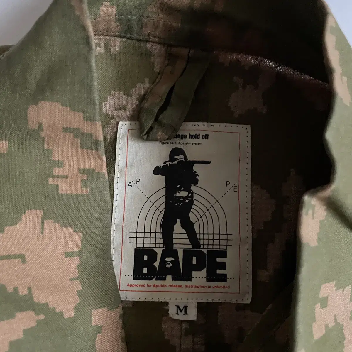 90s 베이프 Bape OG 카모 밀리터리 셔츠 자켓