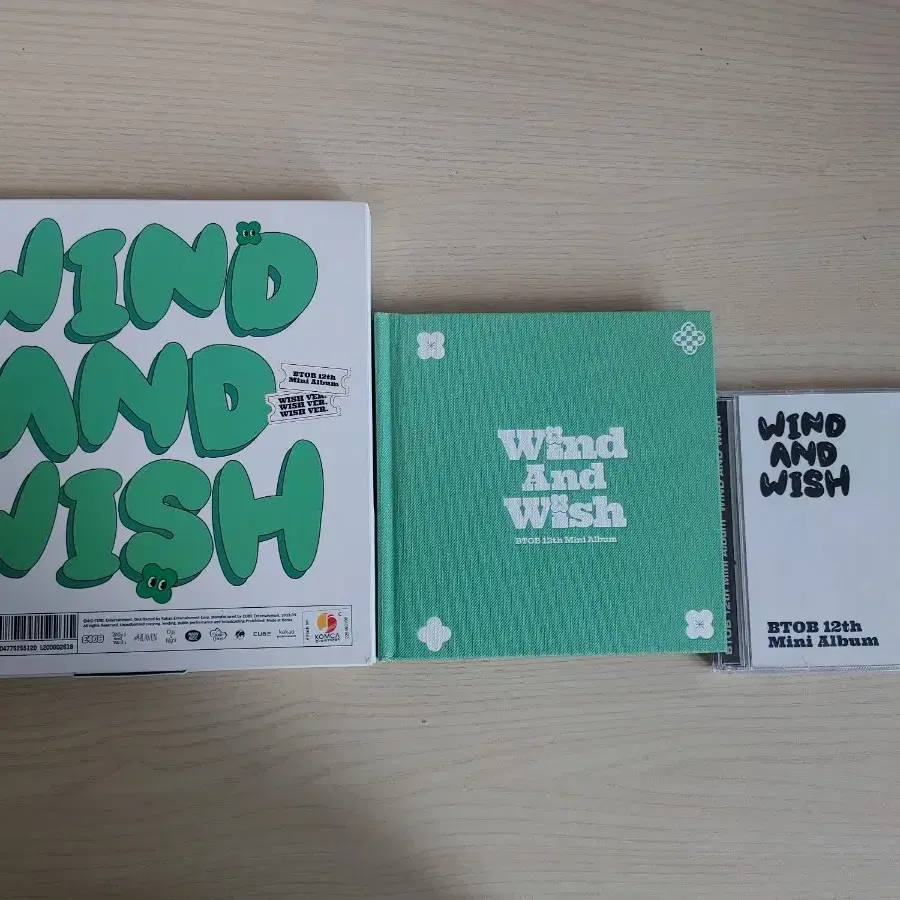 비투비 엘범 처분!!!! wind and wish 3종세트!!!