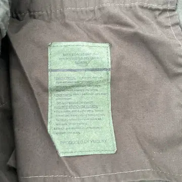 배틀 드레스 유니폼 카고 팬츠 올리브 그린 구제 의류