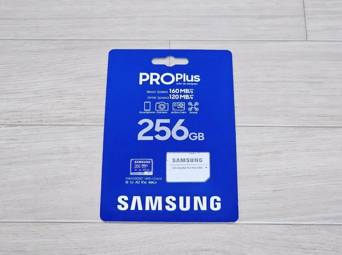 (미개봉)삼성 Micro SD Pro Plus 256g/마이크로 SD