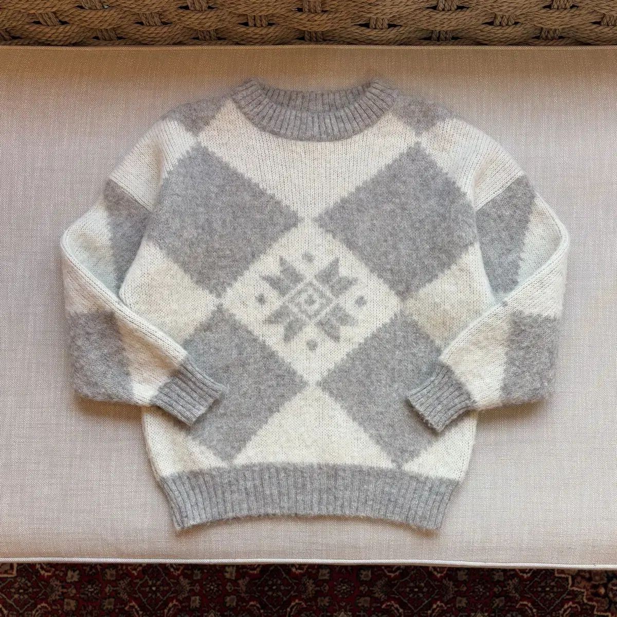 80s Icelandic Nordic Wool Knit Sweater (L / W55-66)