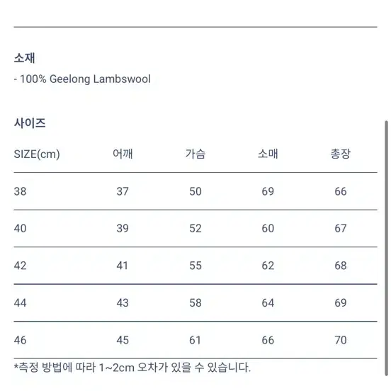 윌리엄로키 네이비 터틀넥 판매 40사이즈