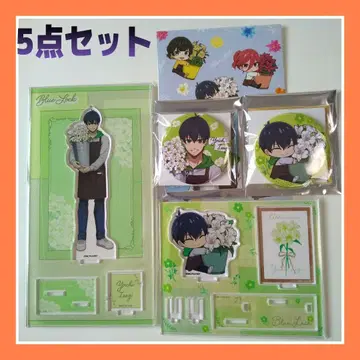 블루록 키세이치 핸즈 플라워 마르쉐 캔뱃지 아크릴 스탠드 5종 정리