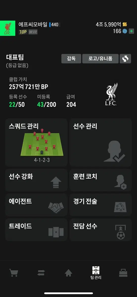 Fc 온라인 굿즈 급처 4.6조