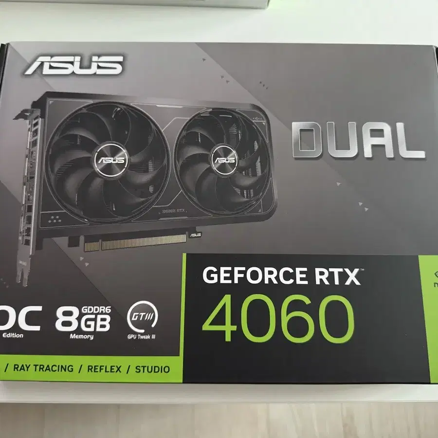 (미개봉) ASUS DUAL 지포스 RTX 4060 8GB 그래픽카드