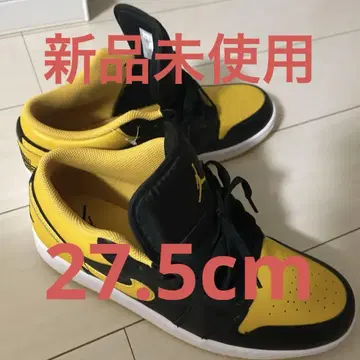 조던 스니커즈 블랙/옐로우 컬러