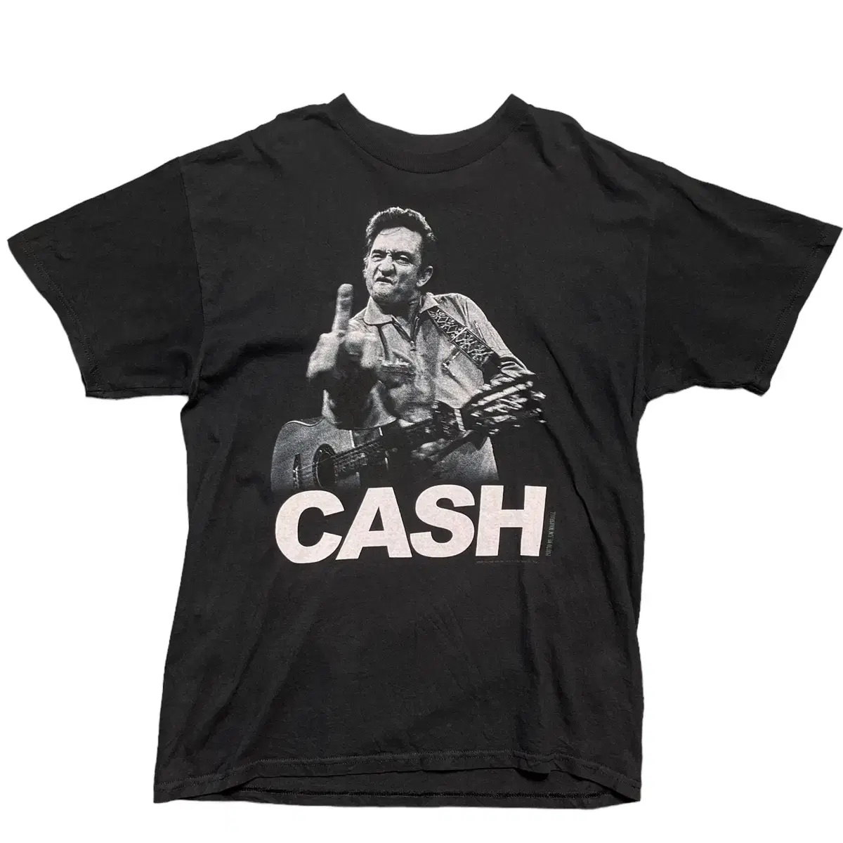 JOHNNY CASH Finger 반팔 티셔츠