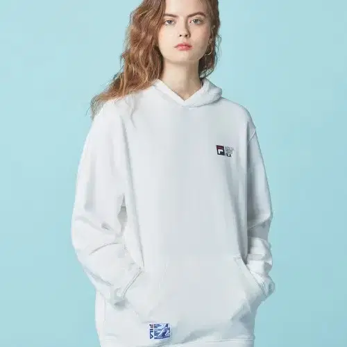 휠라 FILA 아쿠아 타임 요트 그래픽 후디 S사이즈