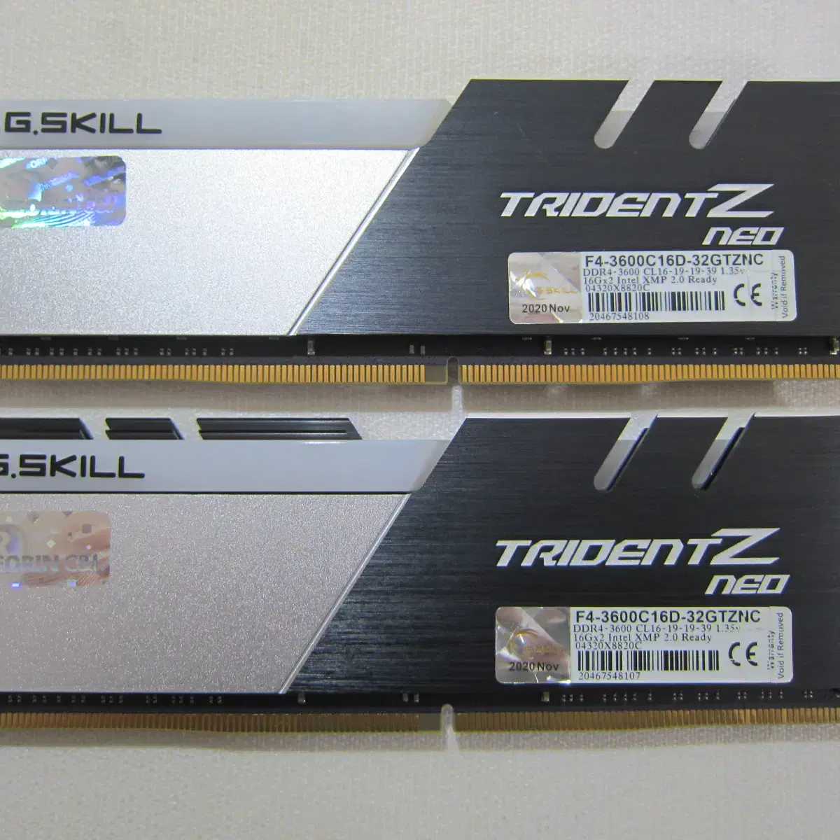 지스킬 DDR4-3600 CL16 TRIDENT Z 32G(16Gx2)