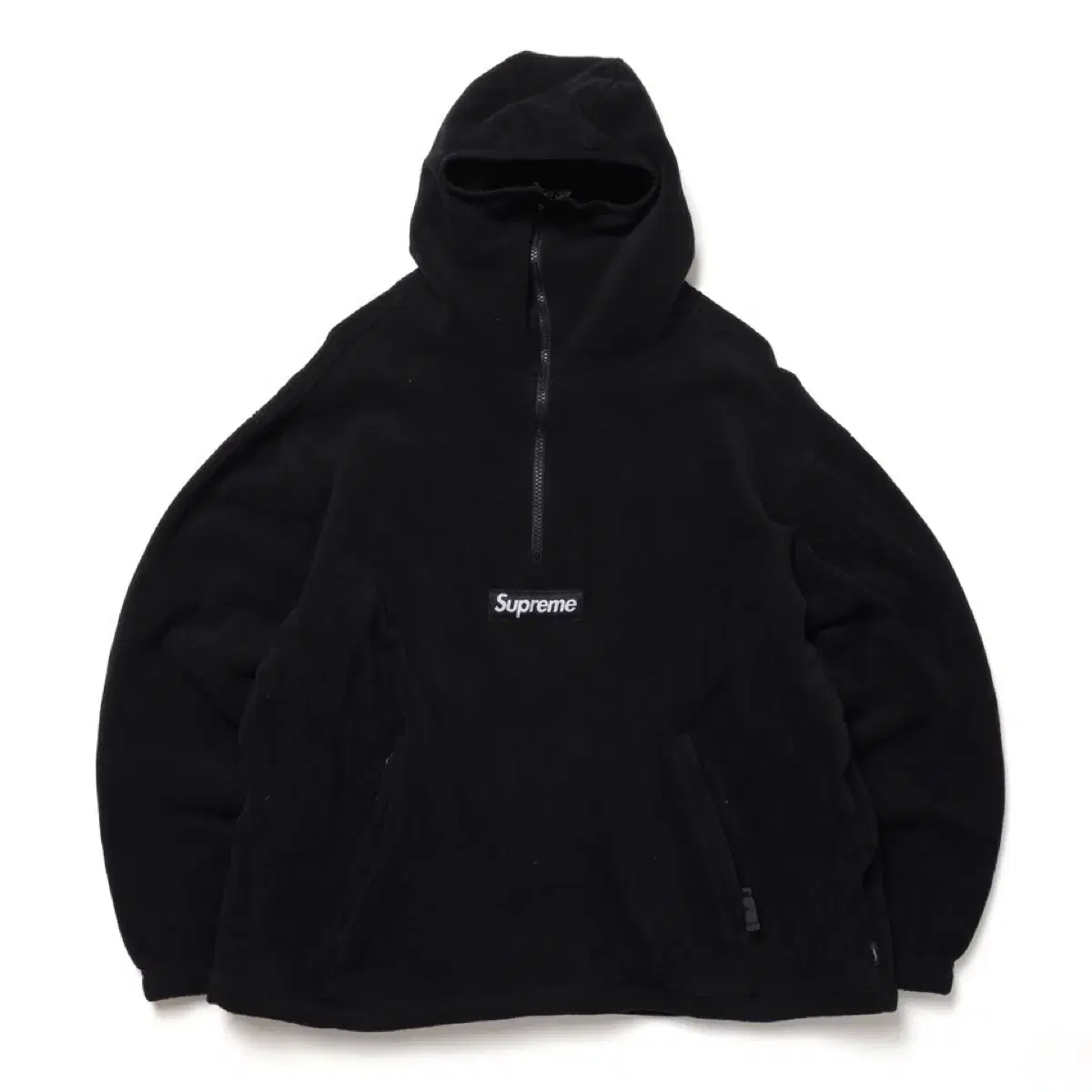 22FW 슈프림 Polartec Face mask Half Zip