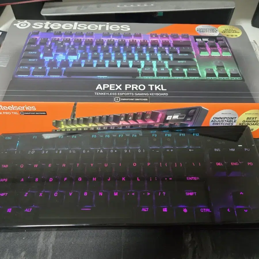 스틸시리즈 apex pro tkl 2023 + 커버케이스