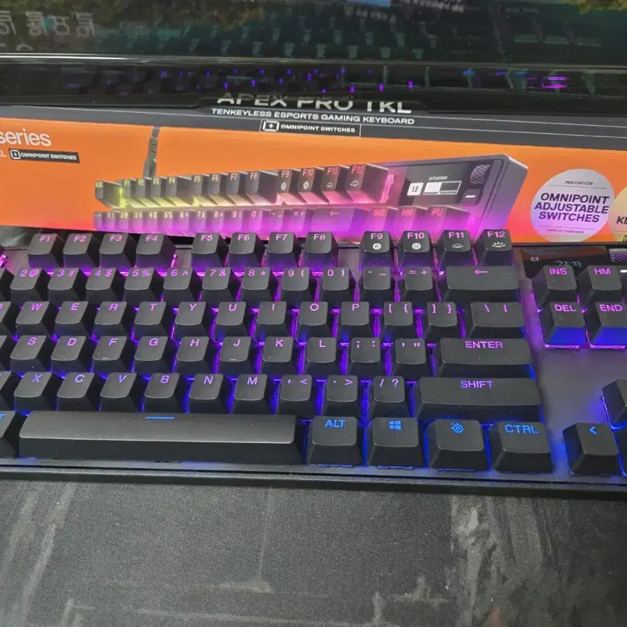 스틸시리즈 apex pro tkl 2023 + 커버케이스