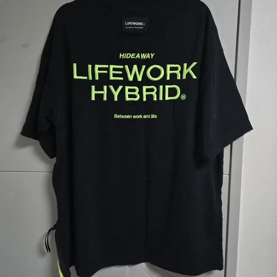 정품) 정품) LIFEWORK 하이브리드 티셔츠 L