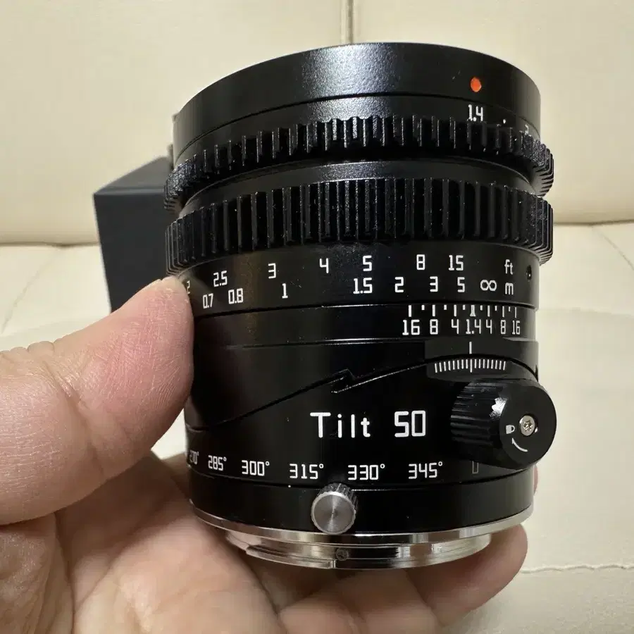 TTartisan 50mm f1.4 틸트렌즈 캐논RF마운트