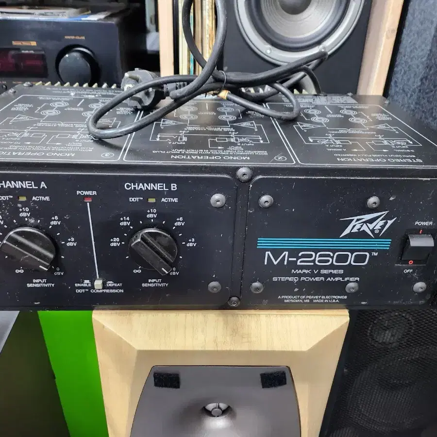 pa.피베이. 파워앰프 M-2600.