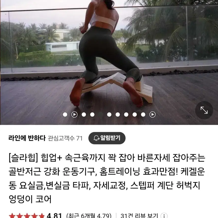 슬라힙 판매 힙업 속근육