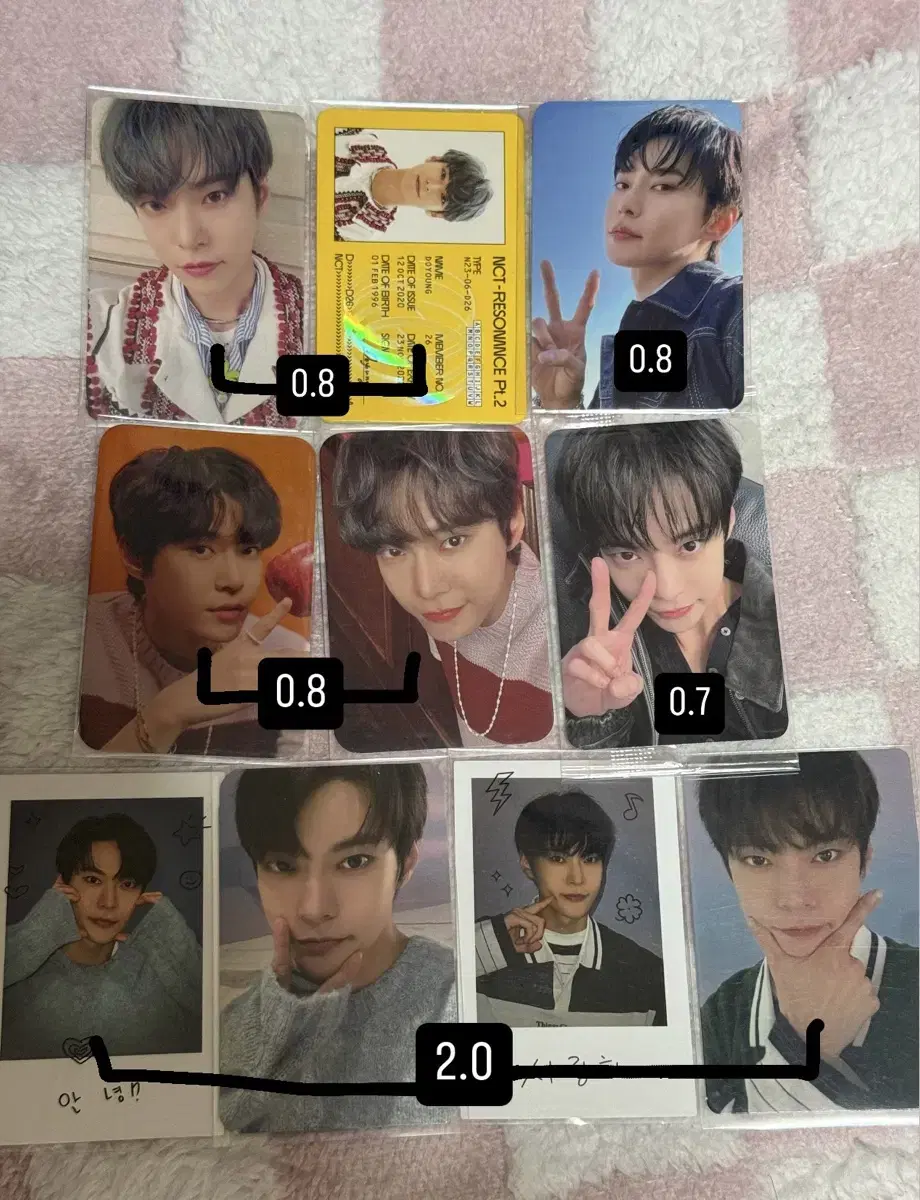 NCT doyoung photocard wts Exhibition Fact Check Defector mumoshop Retro