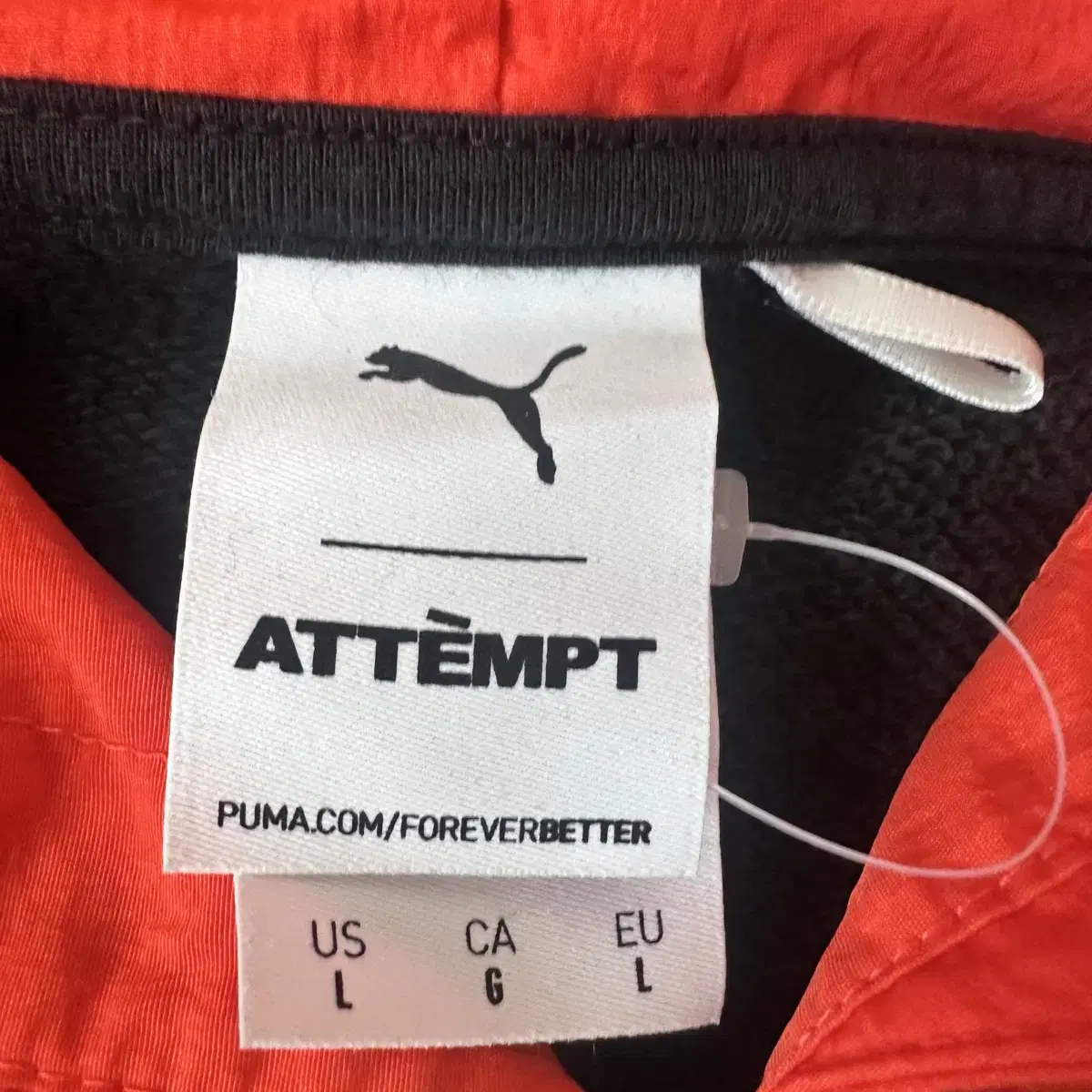 PUMA x attempt 푸마 어템트 후드티 L