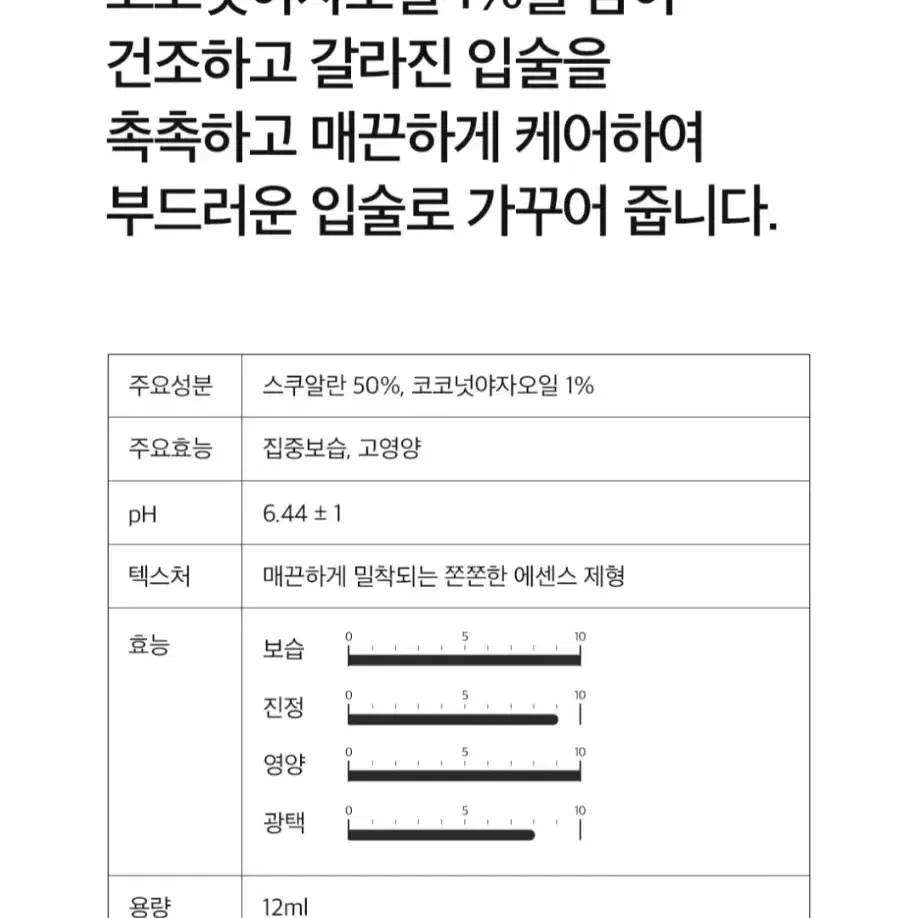 [새상품] 더마팩토리스쿠알란 모이스처 립 에센스