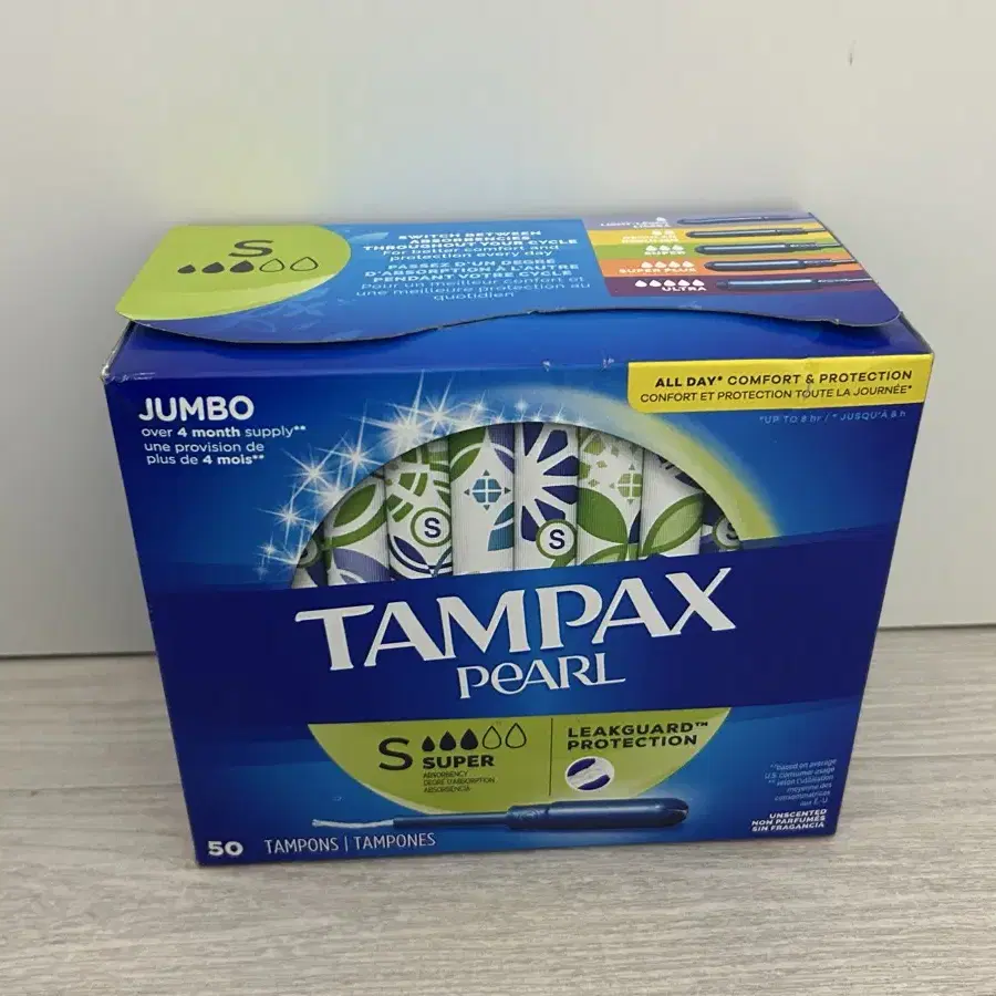 미국 탐폰 탐팩스 Tampax 울트라 슈퍼 라이트