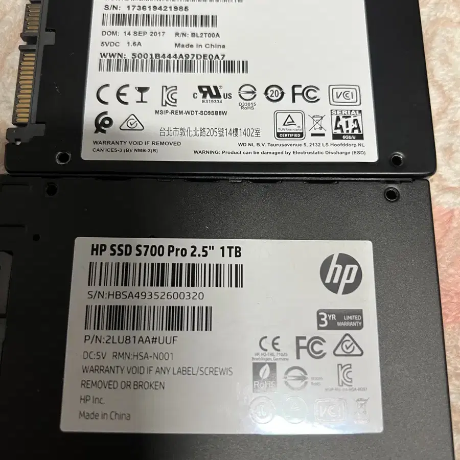 hp ssd 1tb, wd ssd 500gb