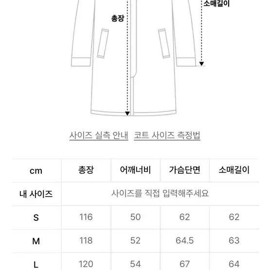 인사일런스 MTR 아웃포켓 더블코트 네이비 S사이즈 거의새상품