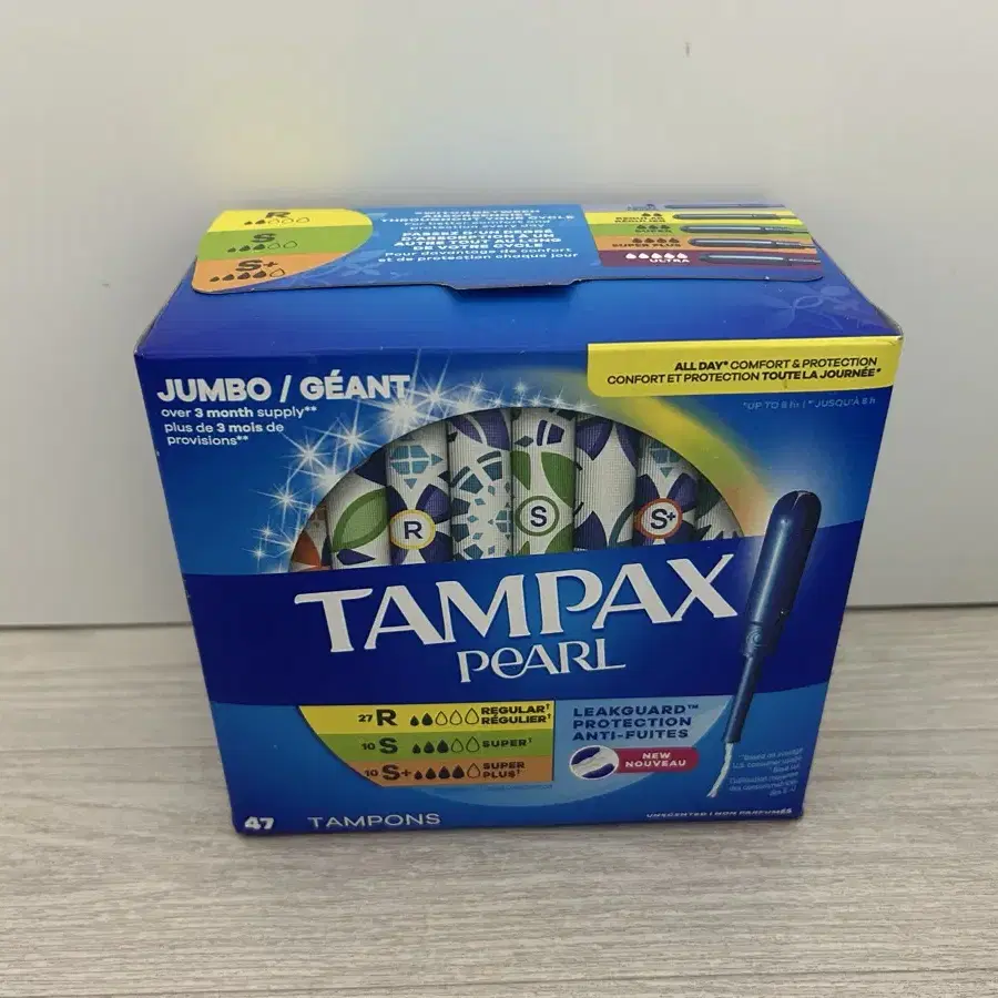 미국 탐폰 탐팩스 Tampax 혼합 울트라 슈퍼플러스 슈퍼