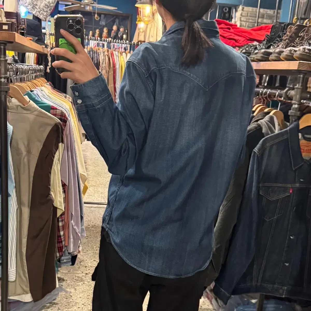 Levi's 리바이스 웨스턴 데님 셔츠