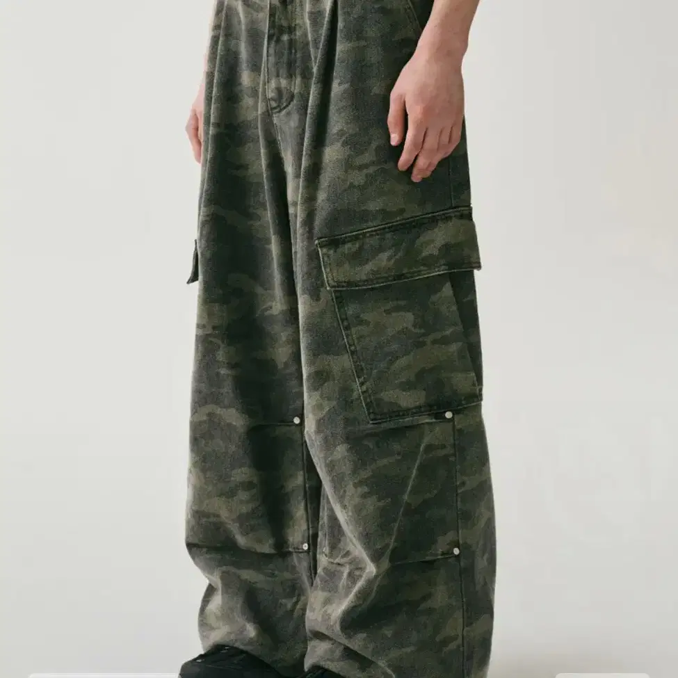 Side Big Cargo Pants CAMO