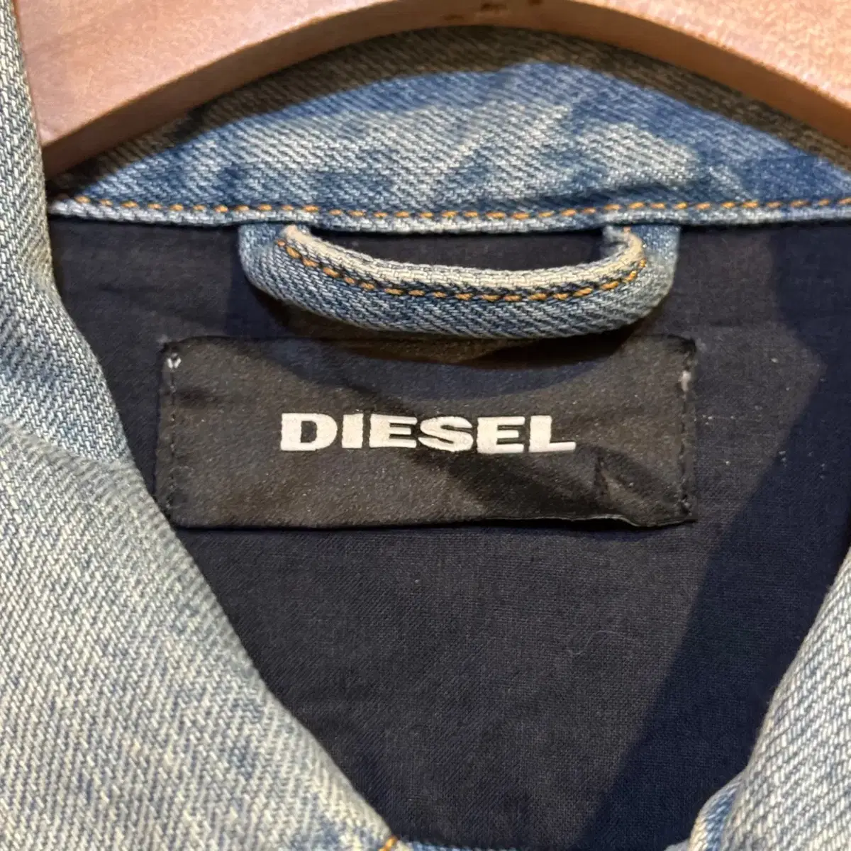 DIESEL 디젤 RN 93243 믹스 절개 데님 자켓