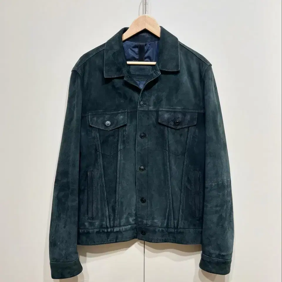 Massimo Dutti Suede Trucker Jacket