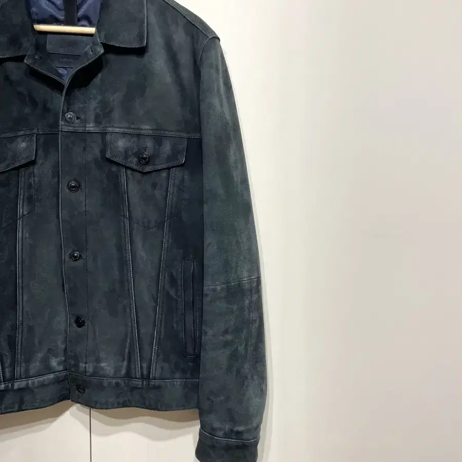 Massimo Dutti Suede Trucker Jacket