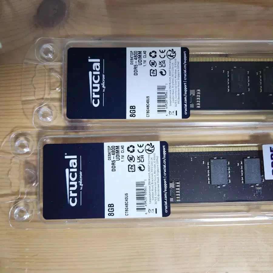 마이크론crucial ddr5-4800 cl40 8gb 2개 총16gb