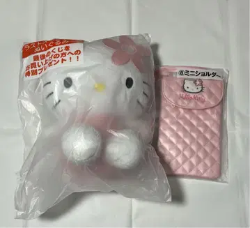 헬로키티 복권 라스트 원 상품 봉제 인형 미니 숄더 미개봉