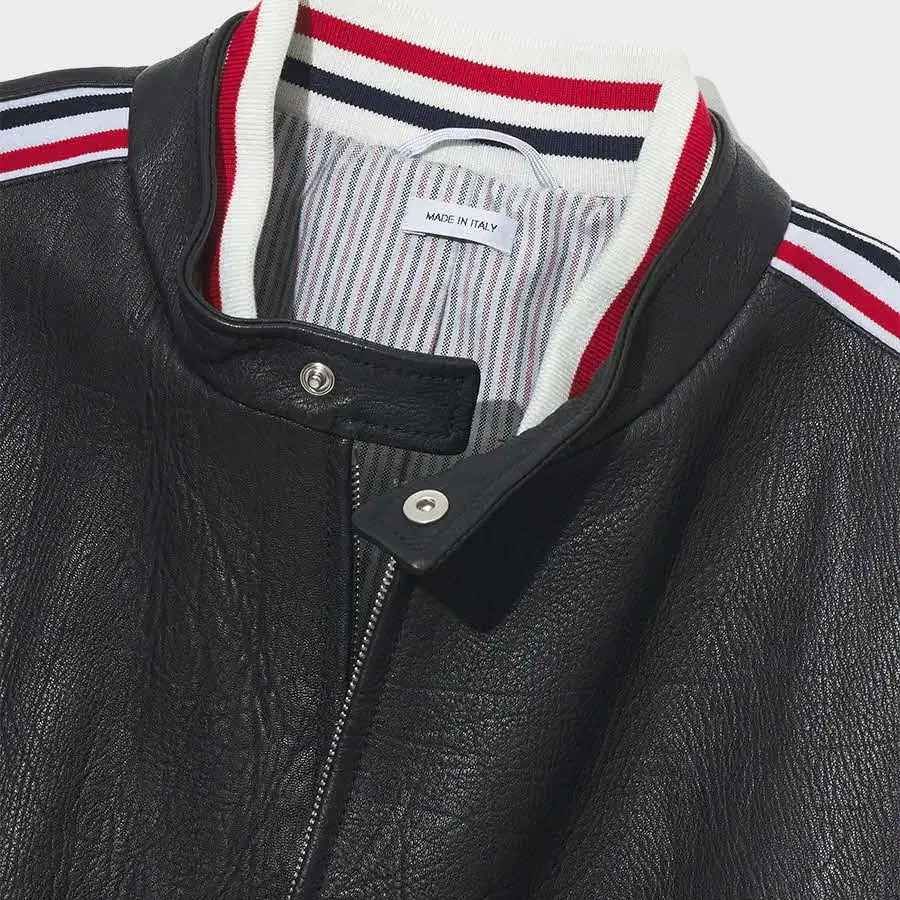 THOM BROWNE leather jacket